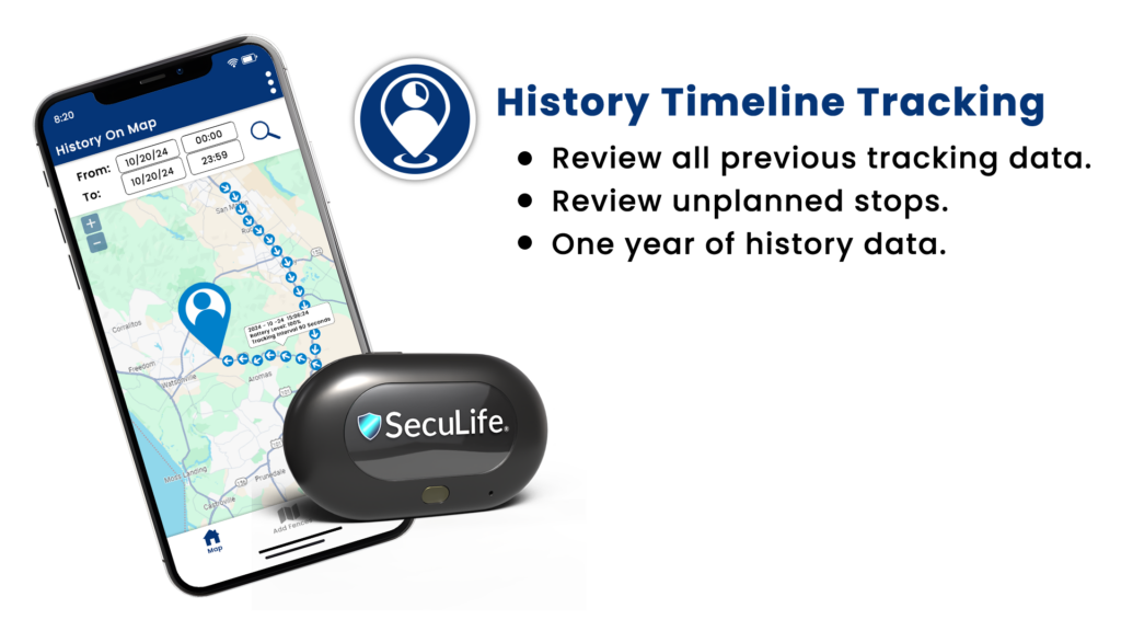 S11 Asset Tracker History Timeline Tracking