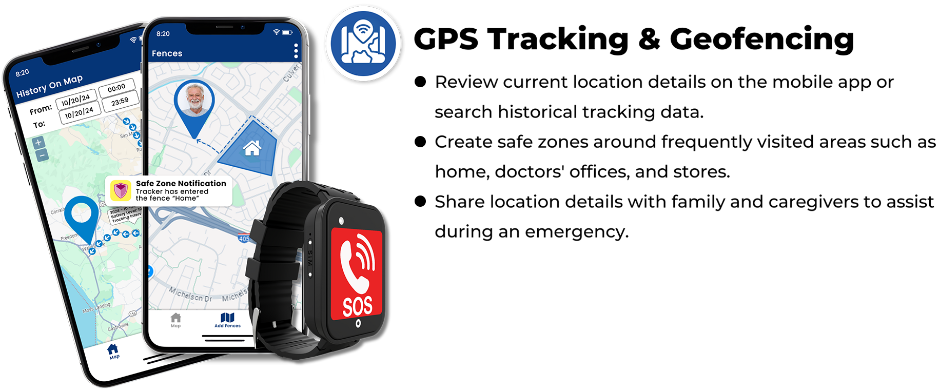 Smartwatch GPS Tracking
