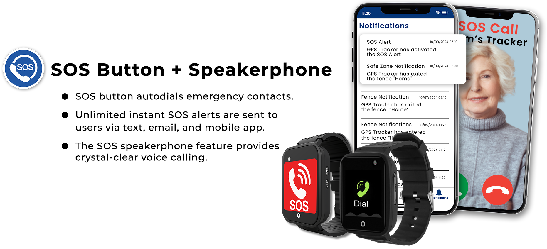 Smartwatch SOS Button