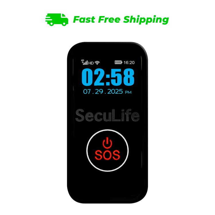 SecuLife Kids S8 Safety Pendant with GPS tracking, SOS button, and two-way calling for child safety