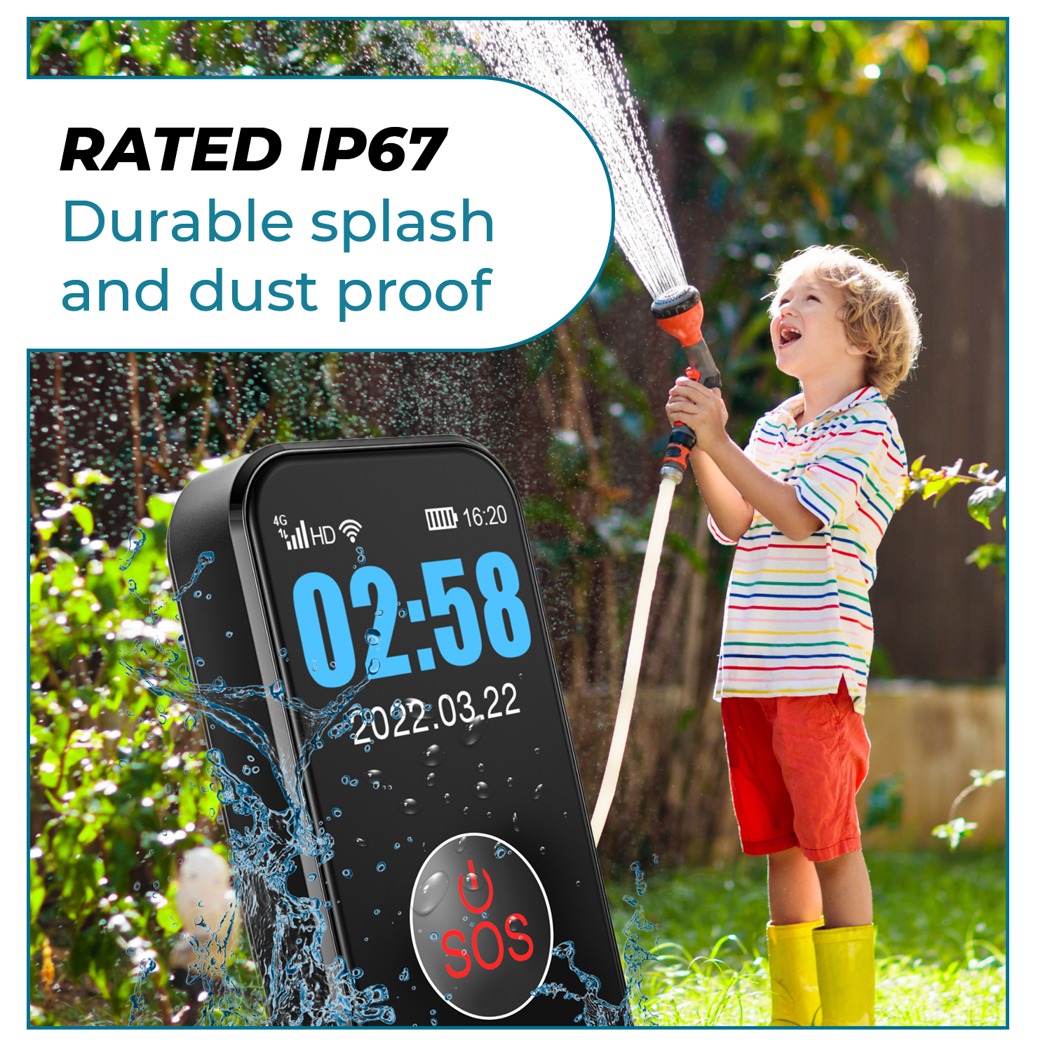 kids s8 pendant IP67 waterproof