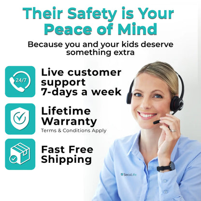 Kids smartwatch with live customer support, lifetime warranty, and fast free shipping for a reliable and trusted purchase.
