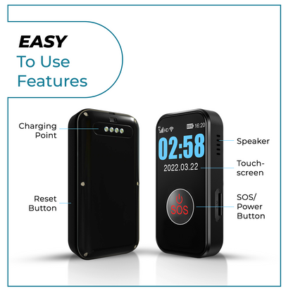 SecuLife Wearable Life Alert Medical Pendant