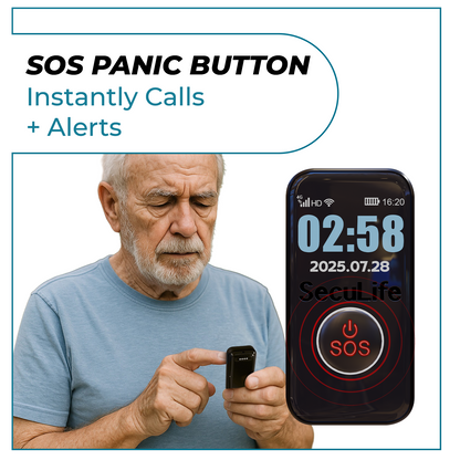 SecuLife Wearable Life Alert Medical Pendant