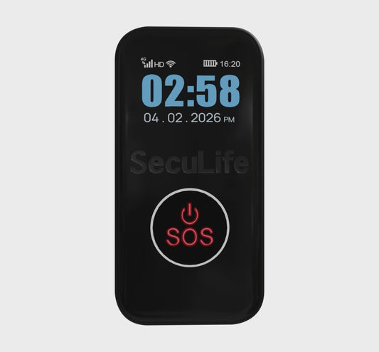 Lightweight wearable GPS tracker for kids featuring emergency SOS button and live
tracking