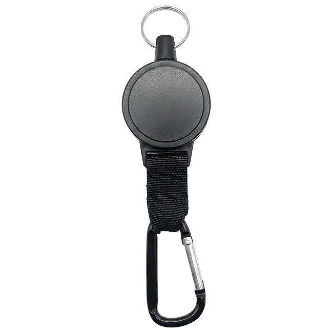 Retractable keychain for SecuLife senior safety pendant secure clip for elderly fall detection GPS medical alert device attaches to clothing bags or backpacks