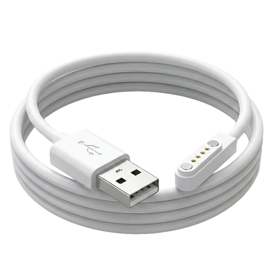 Replacement magnetic USB charger cable for SecuLife senior medical alert GPS safety pendant fast charging accessory for elderly fall detection monitoring device for home or travel