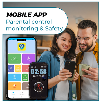 kids s8 pendant family and caregiver secupro mobile app