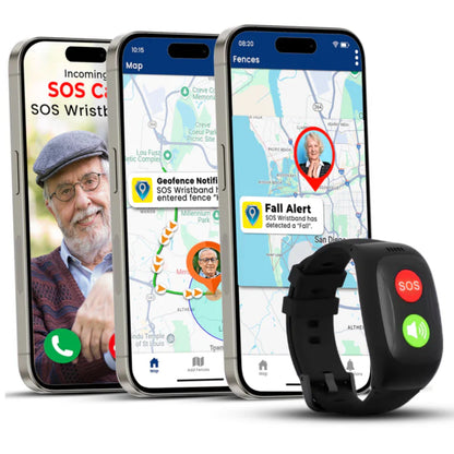 SOS Wristband Personal Emergency Response System For Seniors
