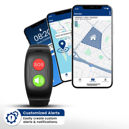 SOS Wristband Personal Emergency Response System For Seniors