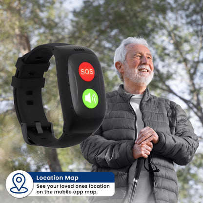 SOS Wristband Personal Emergency Response System For Seniors
